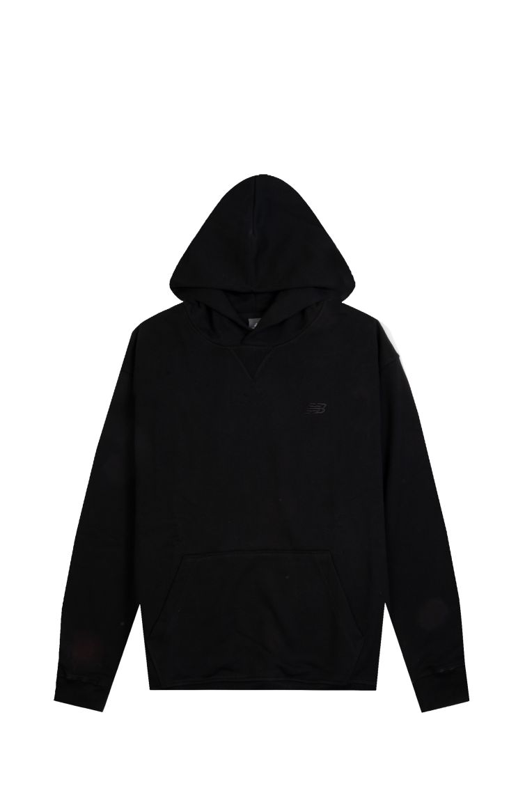 Felpa Uomo New Balance Hood Black Nuvolari.biz