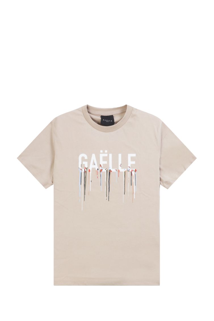 T Shirt Uomo Gaelle Paris 306 Beige Nuvolari.biz