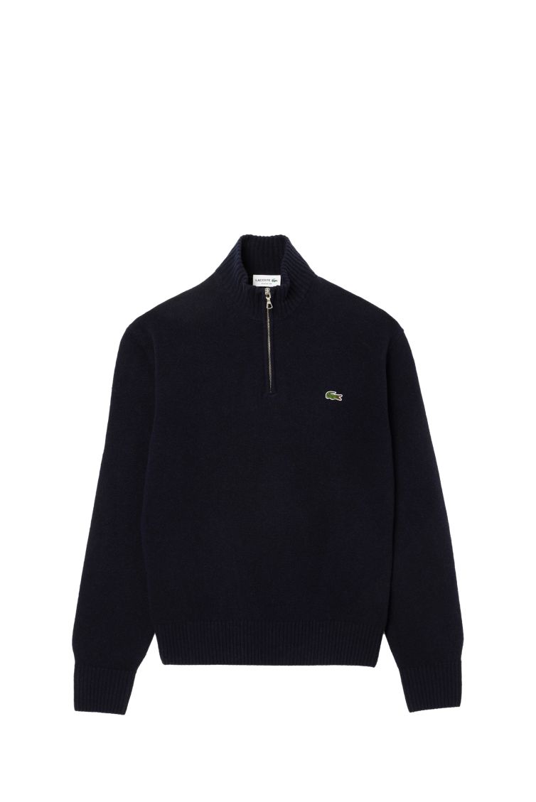 Maglia Uomo Lacoste Half Zip Navy Blue Nuvolari.biz