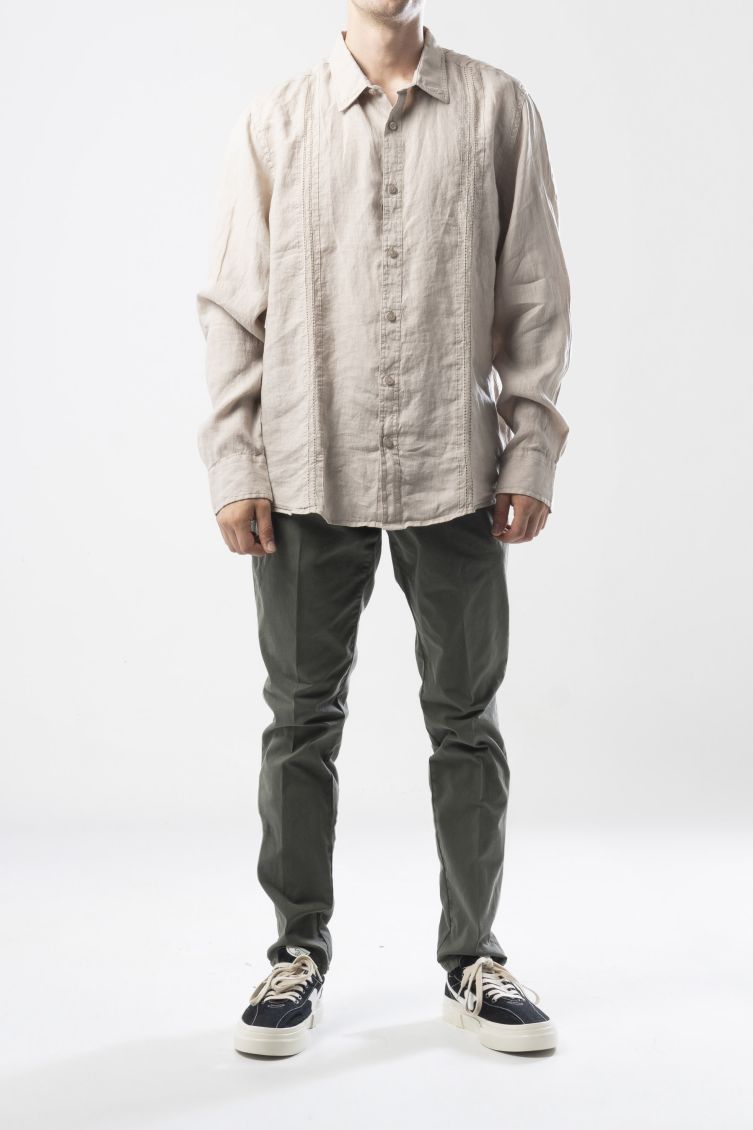 Camicia Uomo Guess Jeans Neutral Sand Nuvolari.biz