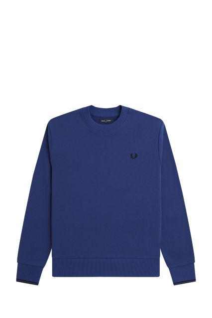 FELPA UOMO FRED PERRY COBALTO SFUMATO