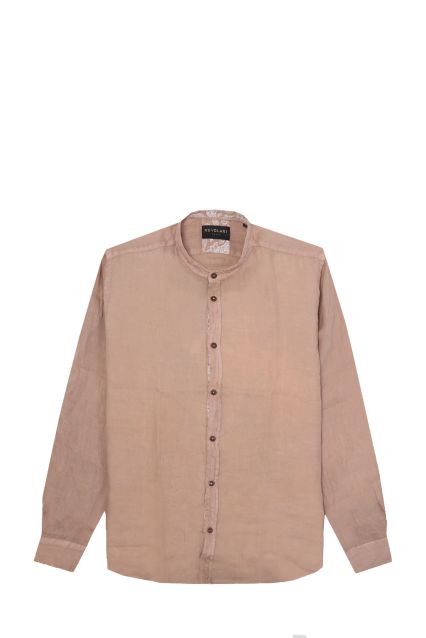 CAMICIA UOMO NUVOLARI PETAPA SABBIA 100% LINO 