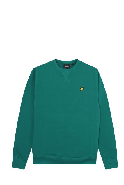 FELPA UOMO LYLE & SCOTT COURT GREEN