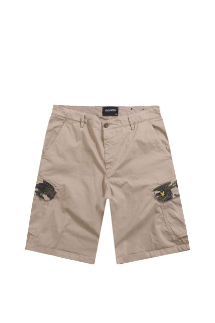 BERMUDA LYLE & SCOTT ECRU/DESERTCAM