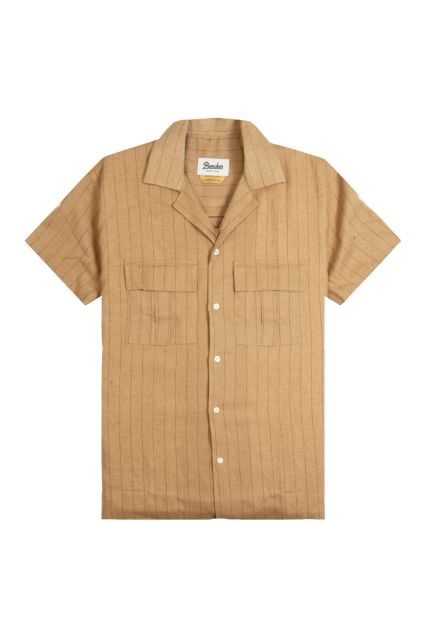 CAMICIA UOMO BAECKER LANG BEIGE