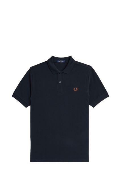 POLO UOMO FRED PERRY NAVY/NUT FLAKE