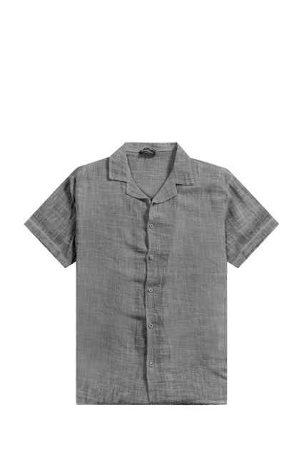 CAMICIA UOMO KEITH BLACKRUGS GRIGIO MED