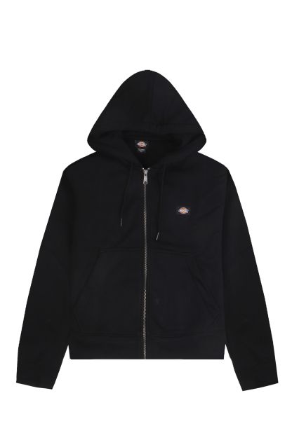 FELPA DONNA DICKIES HOOD ZIP BLACK