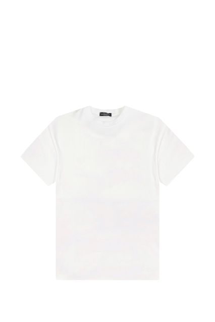 T-SHIRT UOMO BLACK RAGS PANTHER BIANCO