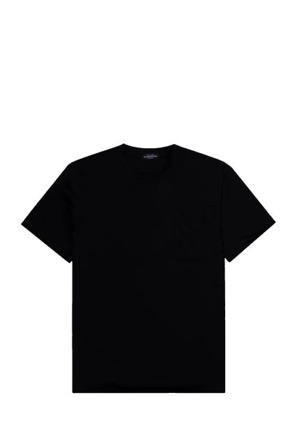 T-SHIRT UOMO BLACK RAGS LION NERO