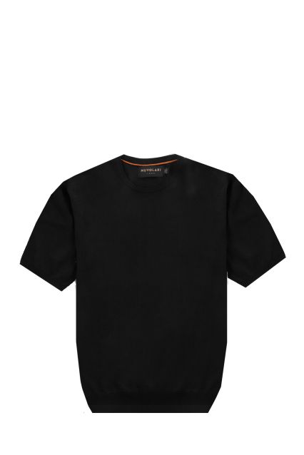 T-SHIRT UOMO NUVOLARI IN MAGLIA NERO