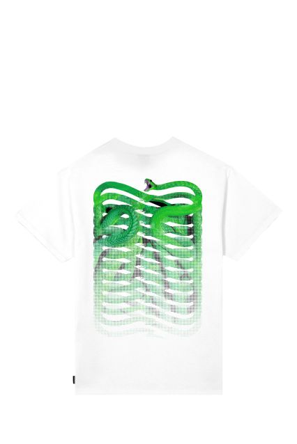 T-SHIRT UOMO PROPAGANDA RIBS SNAKE BIANCO