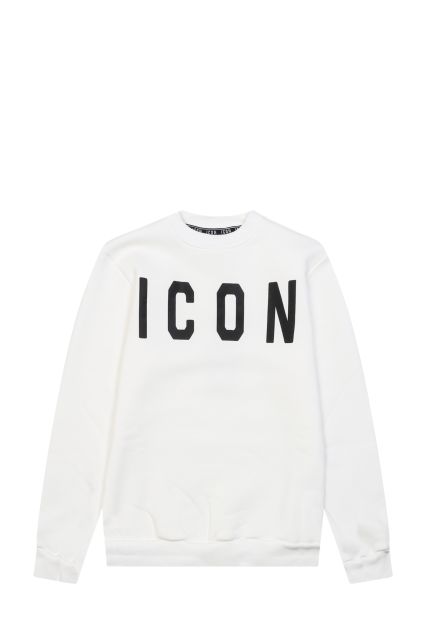 FELPA UOMO ICON GIRO BIANCO