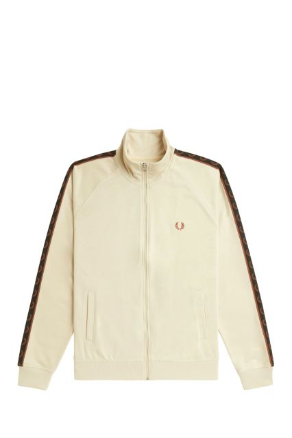 TRACKTOP UOMO FRED PERRY OATMEAL/WHSKBRWN