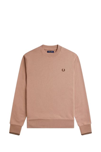 FELPA UOMO FRED PERRY DARK PINK