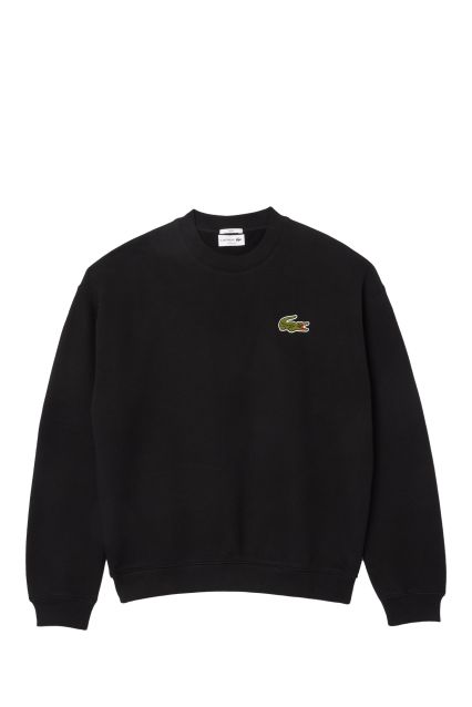 FELPA UOMO LACOSTE LOGO BLACK