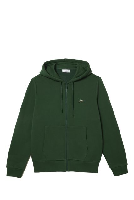 FELPA UOMO LACOSTE HOOD GREEN